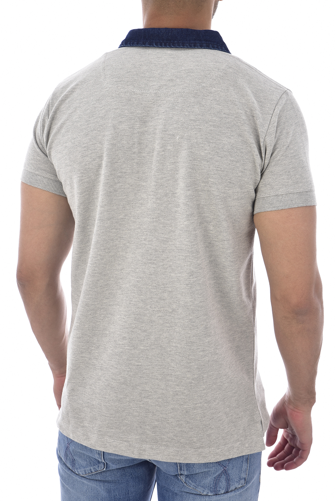 Polo gris coton pour homme Diesel - Basileus Oosfvg 