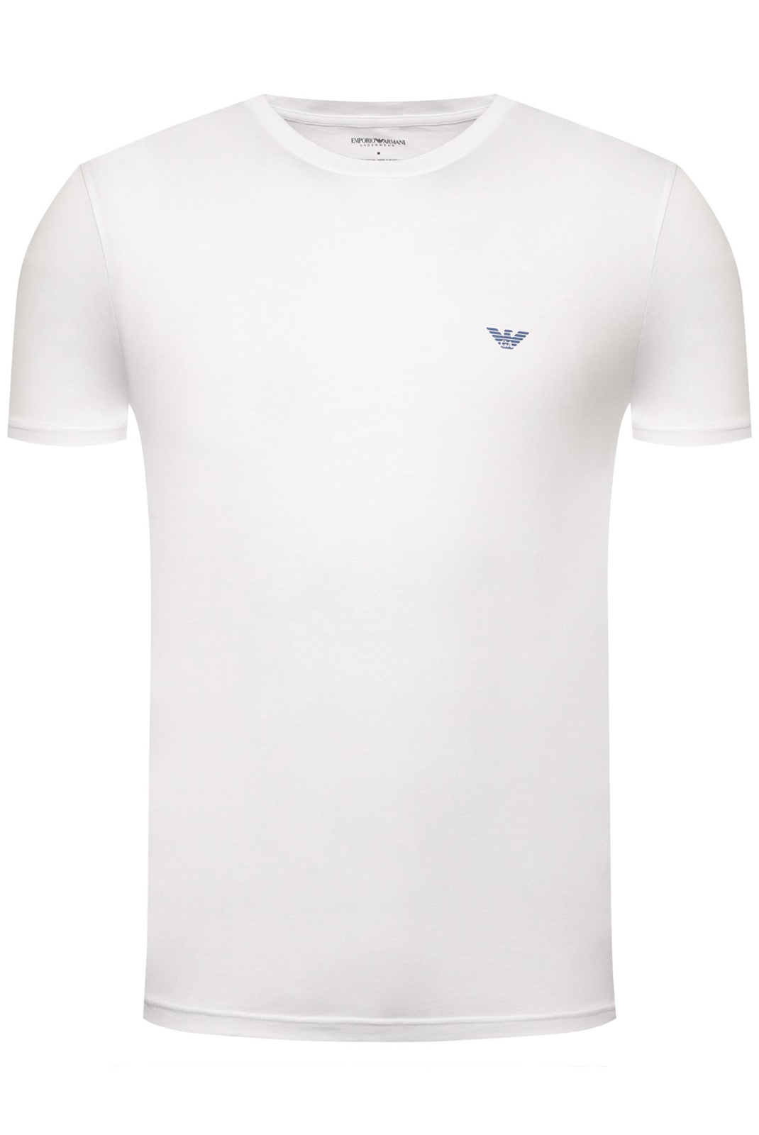 Emporio Armani Tee-shirt Blanc Manches Courtes Col Rond 111019 0p578 