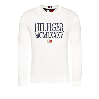 Pull blanc regular pour homme Tommy Hilfiger-  Mw0mw15456