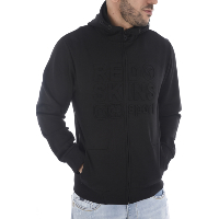 Redskins Sweat Noir À Capuche Zippé Sider Staples