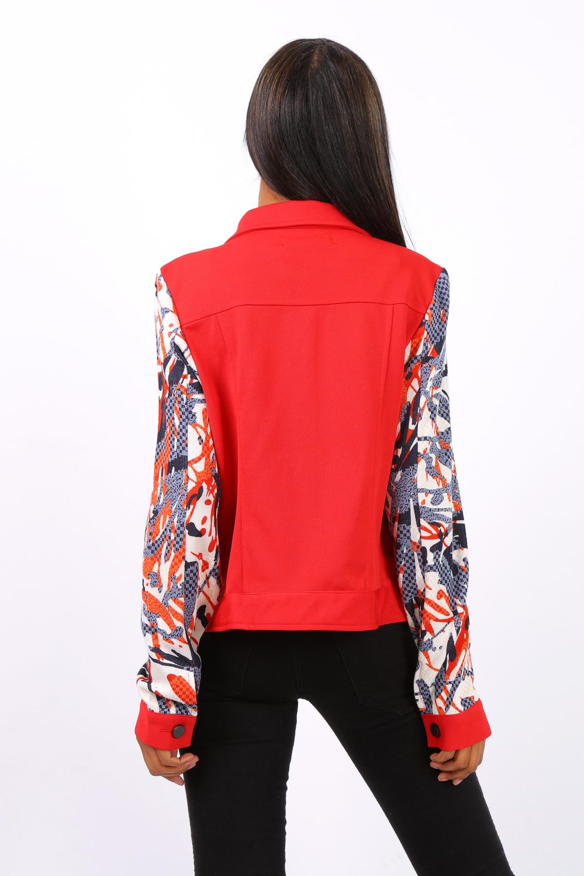 Blazer rouge chic femme - For Her Paris 