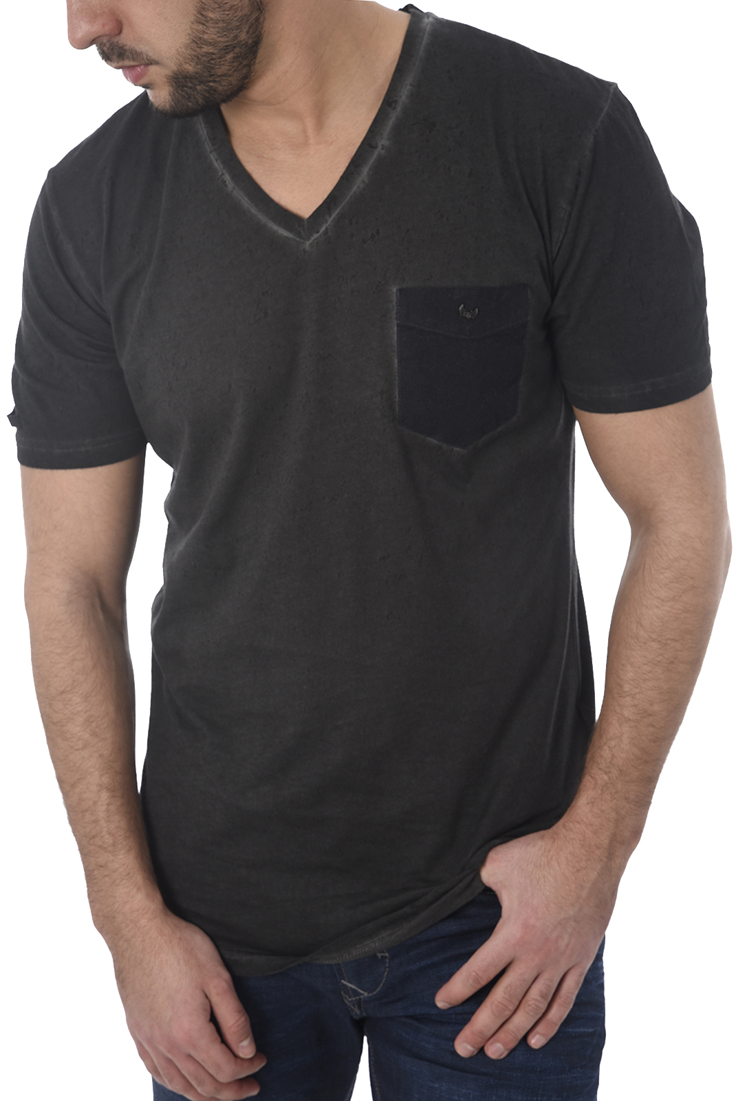 T-Shirt noir Homme - Kaporal Dan