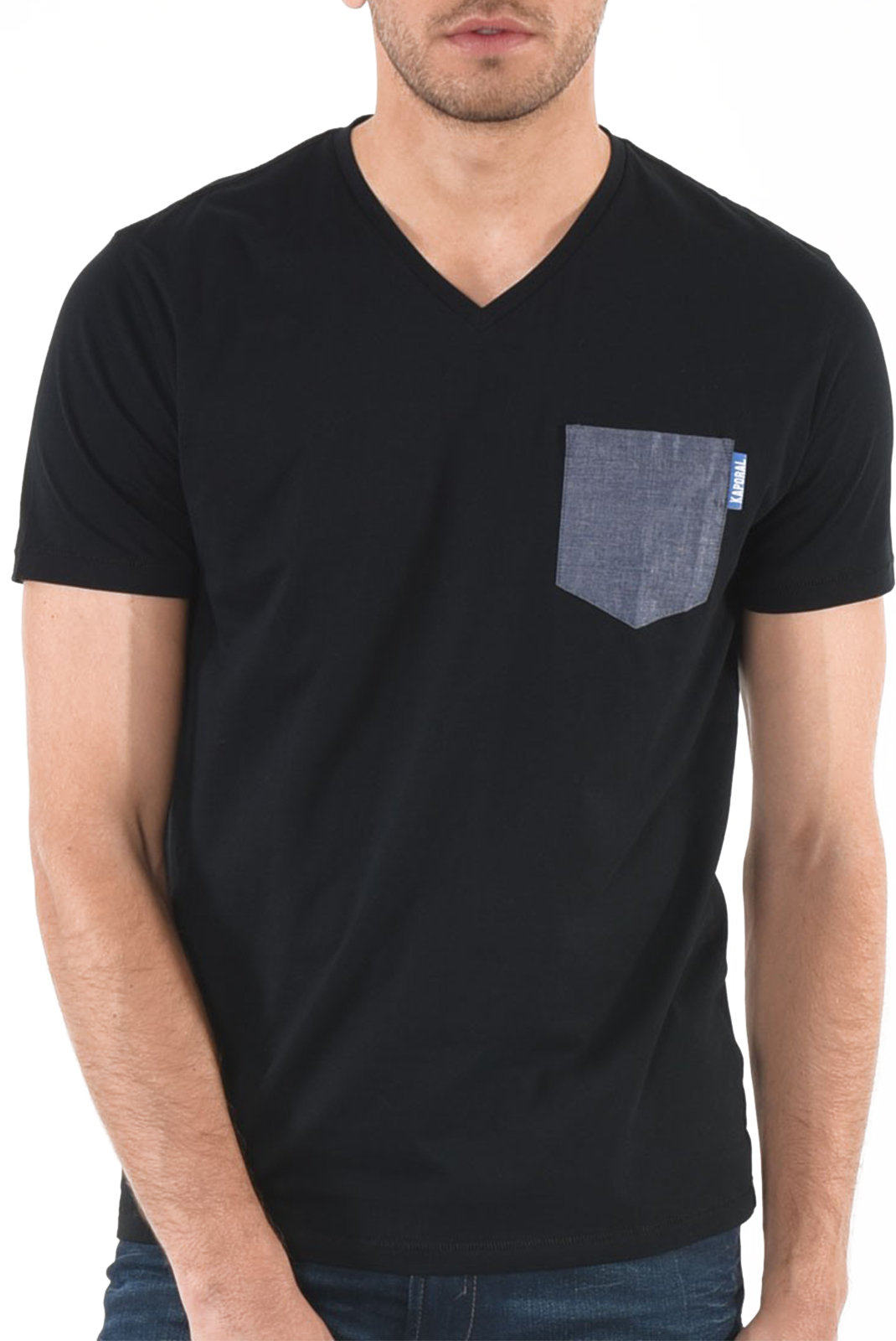 Kaporal Tee-shirt Coupe Droite Noir Givar Homme