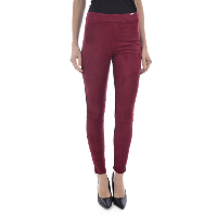 Pantalon rouge taille haute femme - Guess W81b02