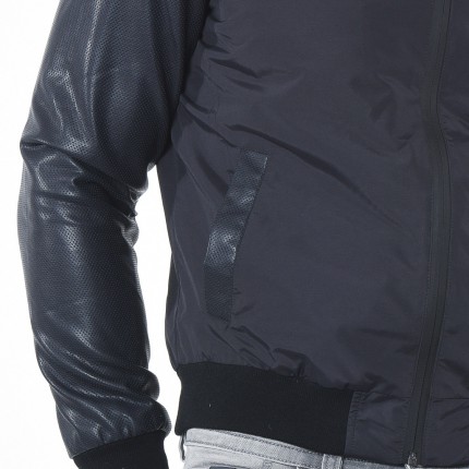 Kaporal Bomber Noir Djef A Capuche Homme - PRIX FOU