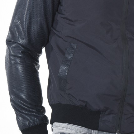 Kaporal Bomber Noir Djef A Capuche Homme