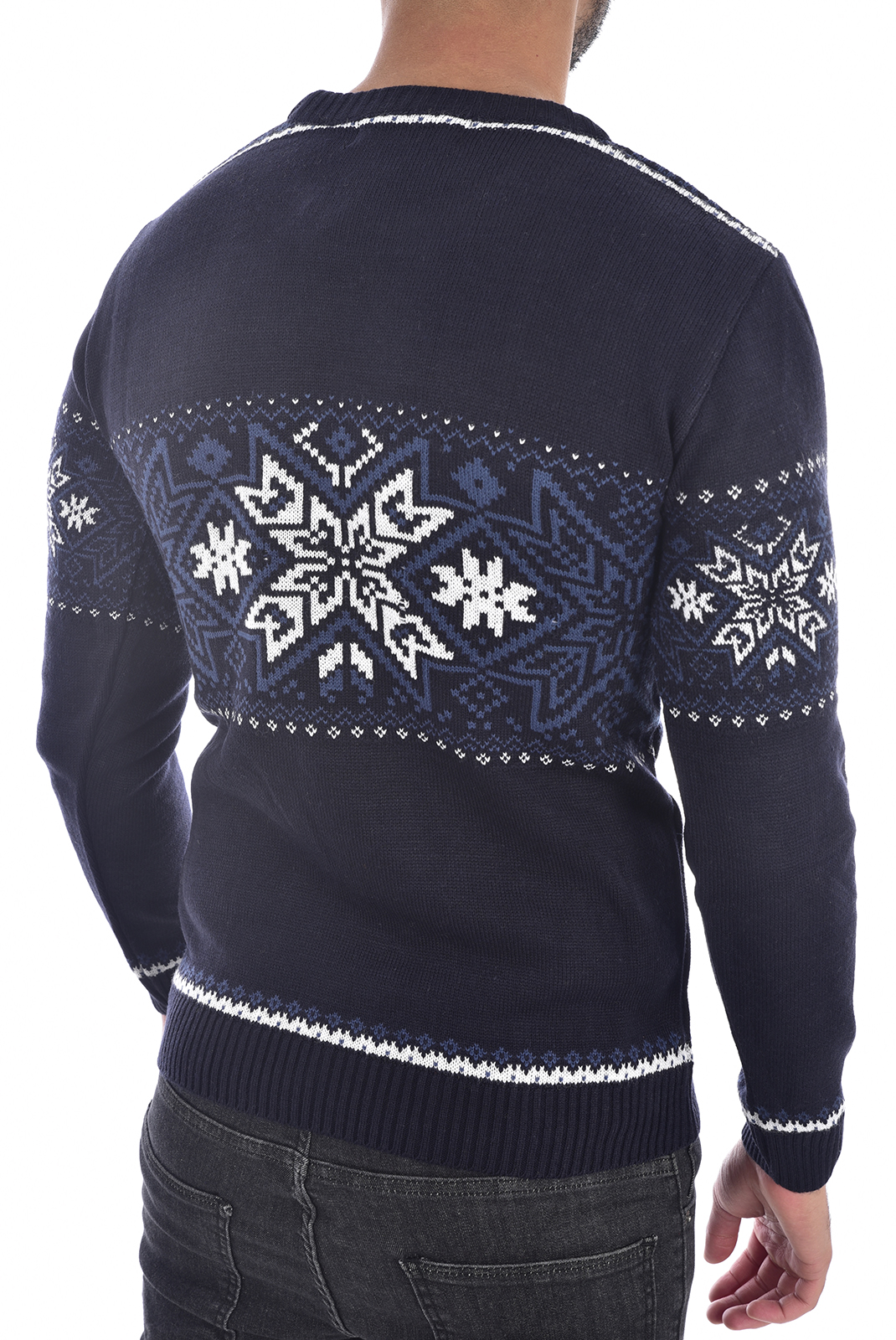 Pull bleu habillé pour homme - Goldenim