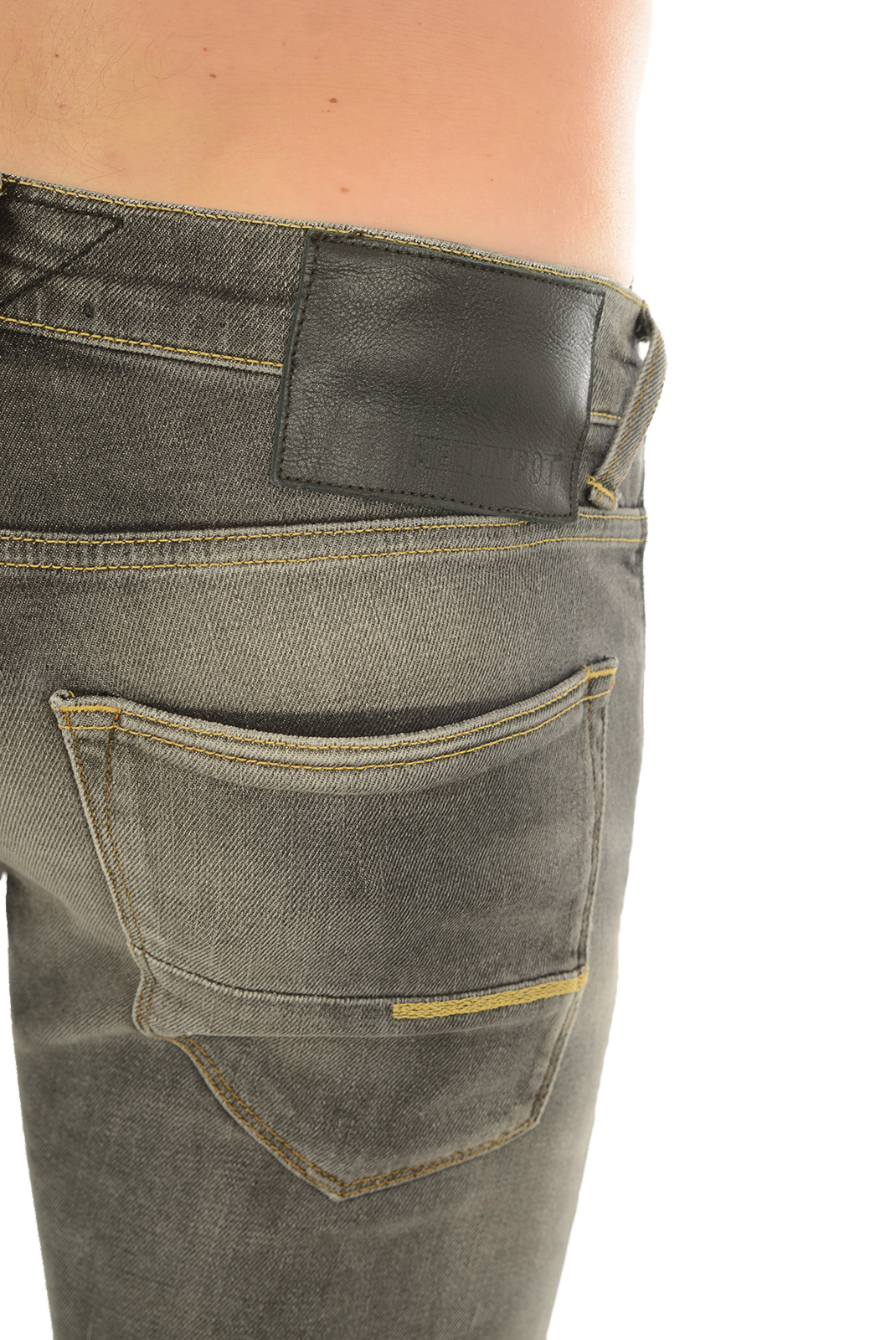 Jeans gris slim pour homme - Meltin Pot Mp002 D1573 Ub090