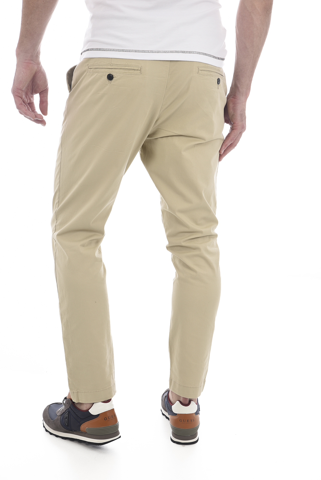Jack And Jones Pantalon Beige Anti Fit Stretch Robert 