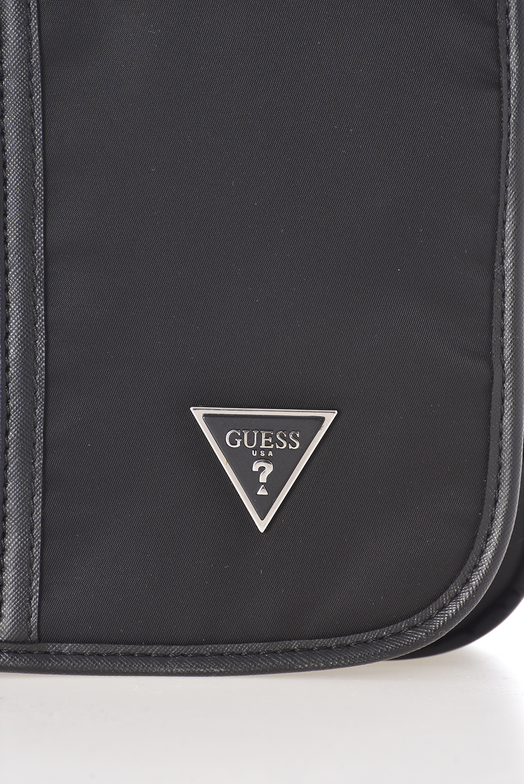 Sacoche Noir Multipoches À Logo Guess Jeans