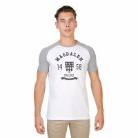 Tee-shirt gris manches courtes homme - Oxford Magdalen