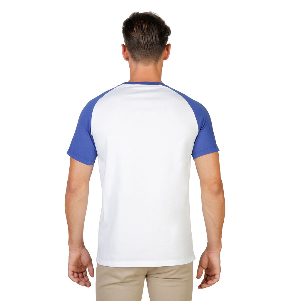 Tee-shirt bleu coton homme - Oxford Trinity