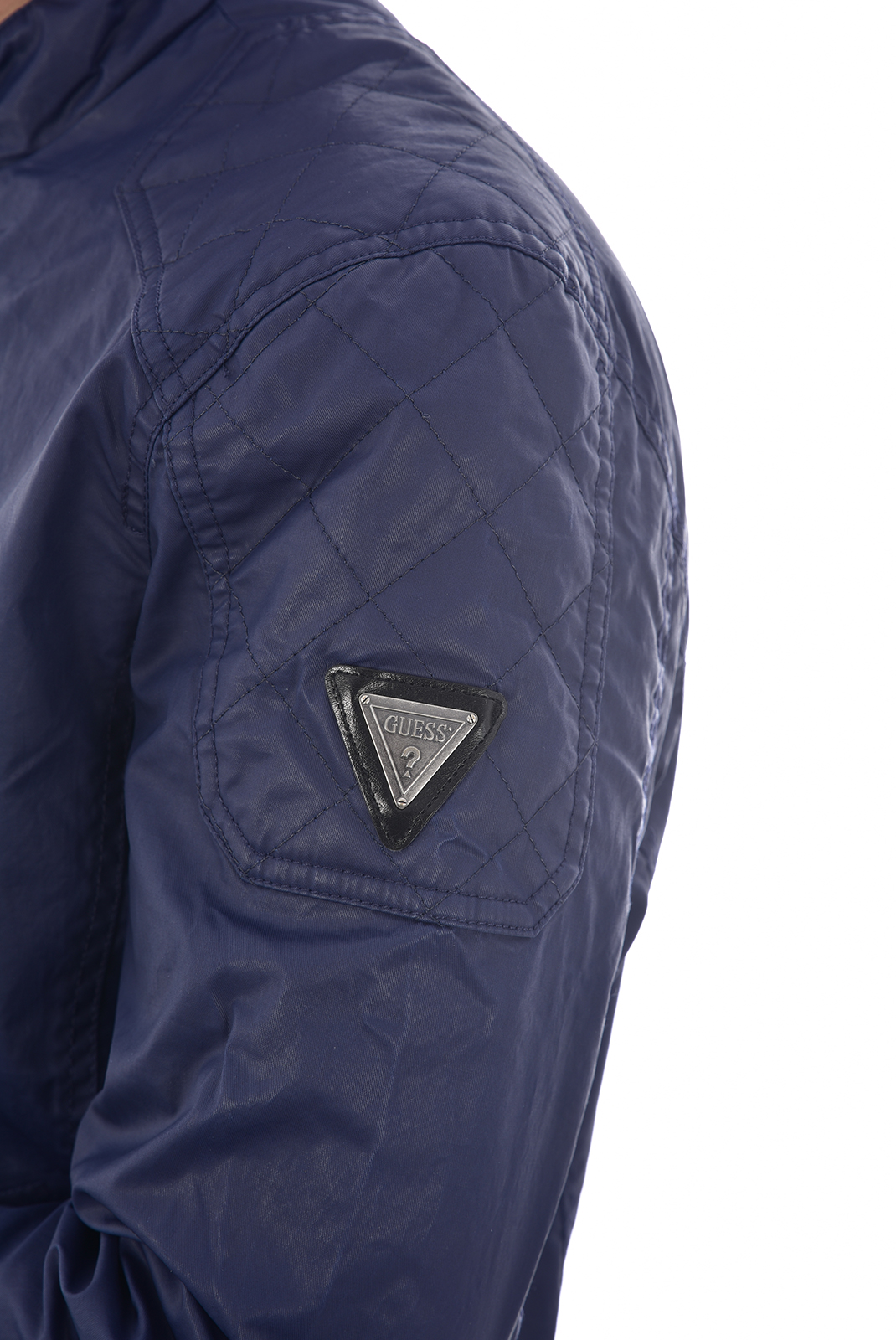 Veste bleu effet enduit homme - Guess M92l19