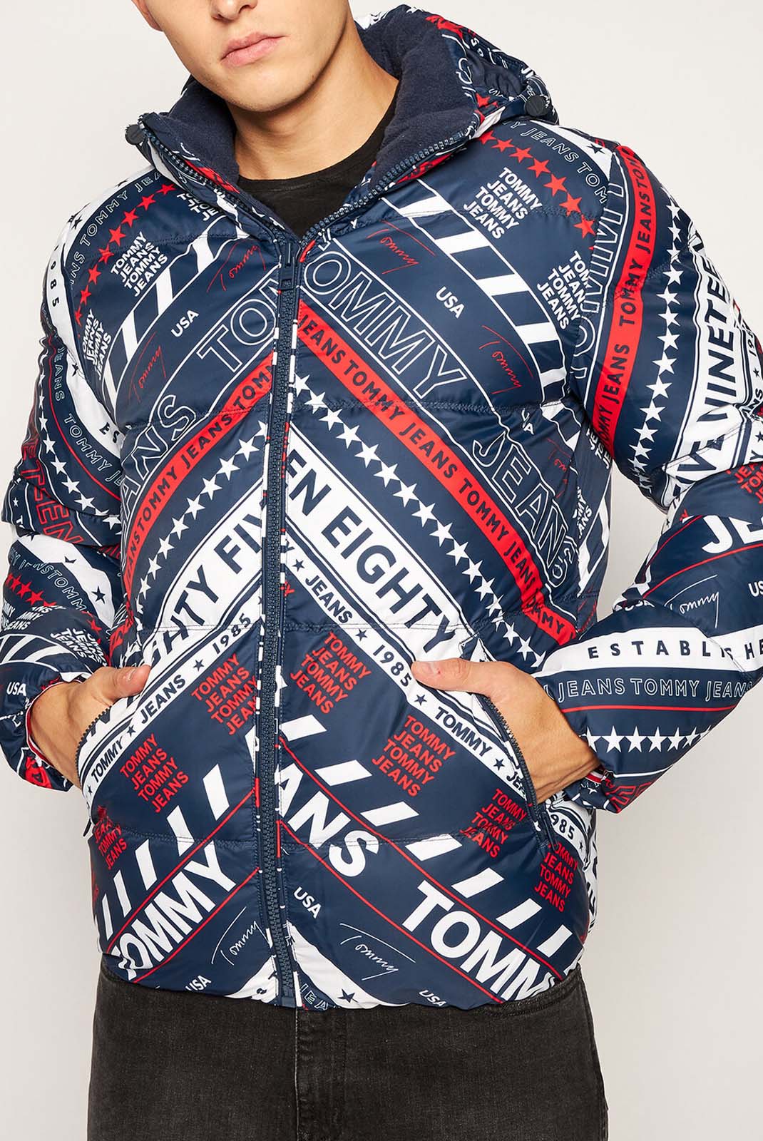 Blouson Bleu Dm0dm08756 Tommy Jeans