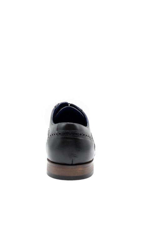 Derbies Noir À Lacets Style Richelieu En Cuir By Lolaguliana
