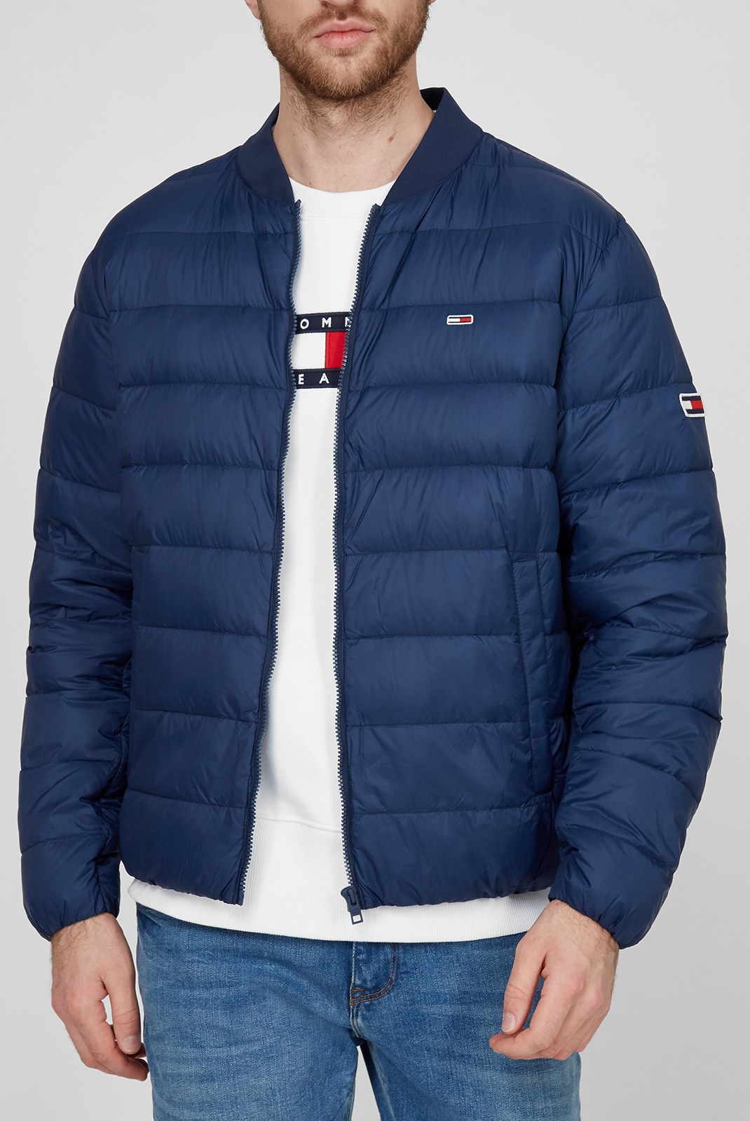 Doudoune matelassée bleu homme Tommy Jeans - DM0DM08479