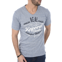 T-Shirt Bleu Homme - Kaporal Desto 