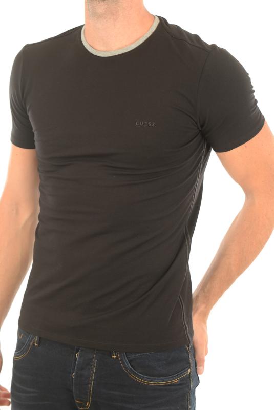 Homme Vêtements T-shirts T-shirts à manches longues T-shirt Guess pour homme en coloris Noir 