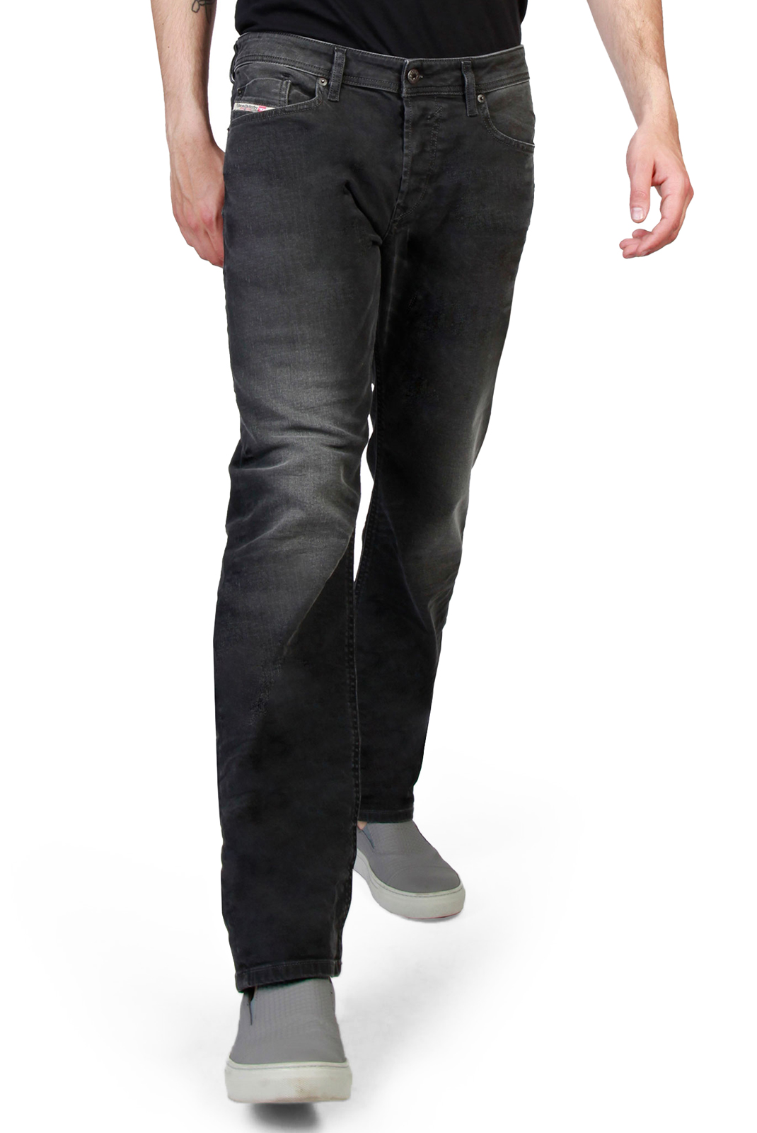Diesel Jeans Gris Coupe Droite Waykee Grade R9f66 