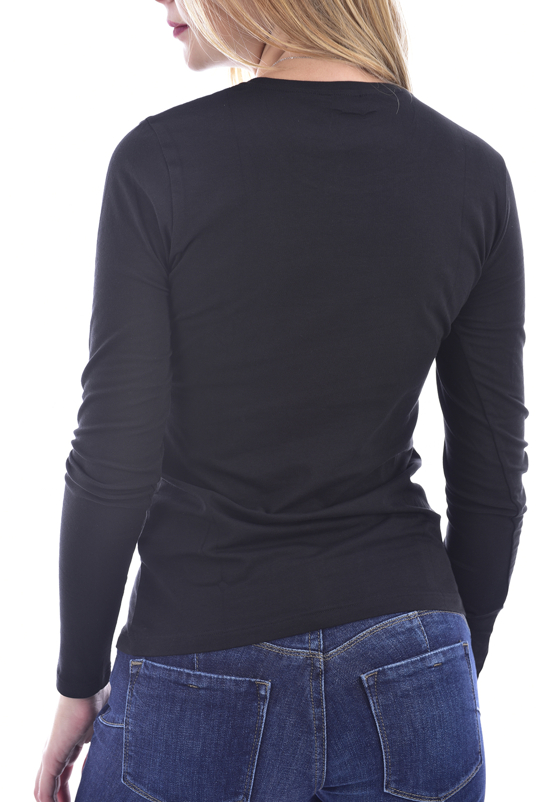 Tee-shirt d'hiver noir à manches longues Emporio Armani - 163229