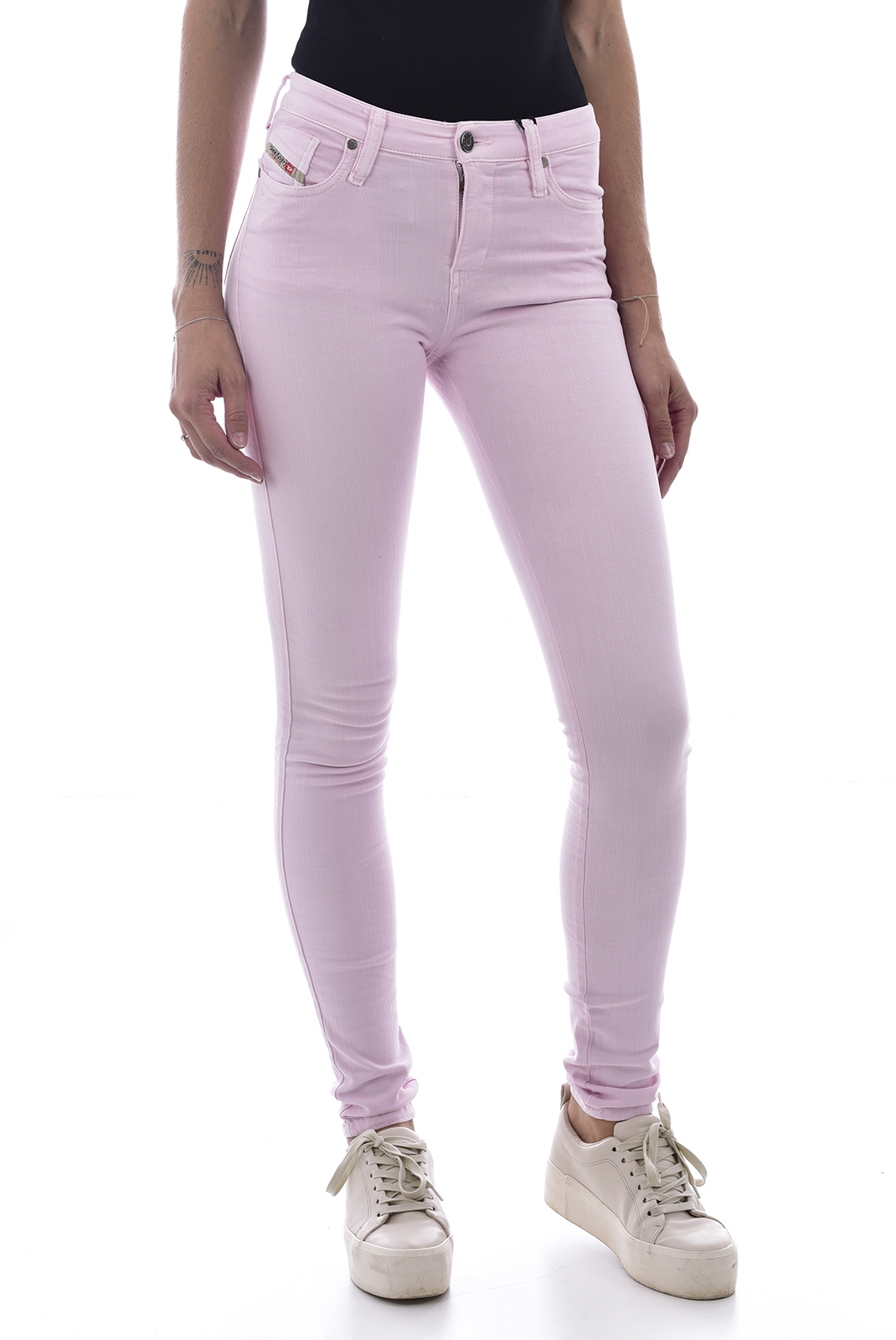 Jeans rose stretch femme - Diesel 084bz 