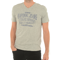 Tee-shirt Gris Col En V Kaporal Jeans Maker