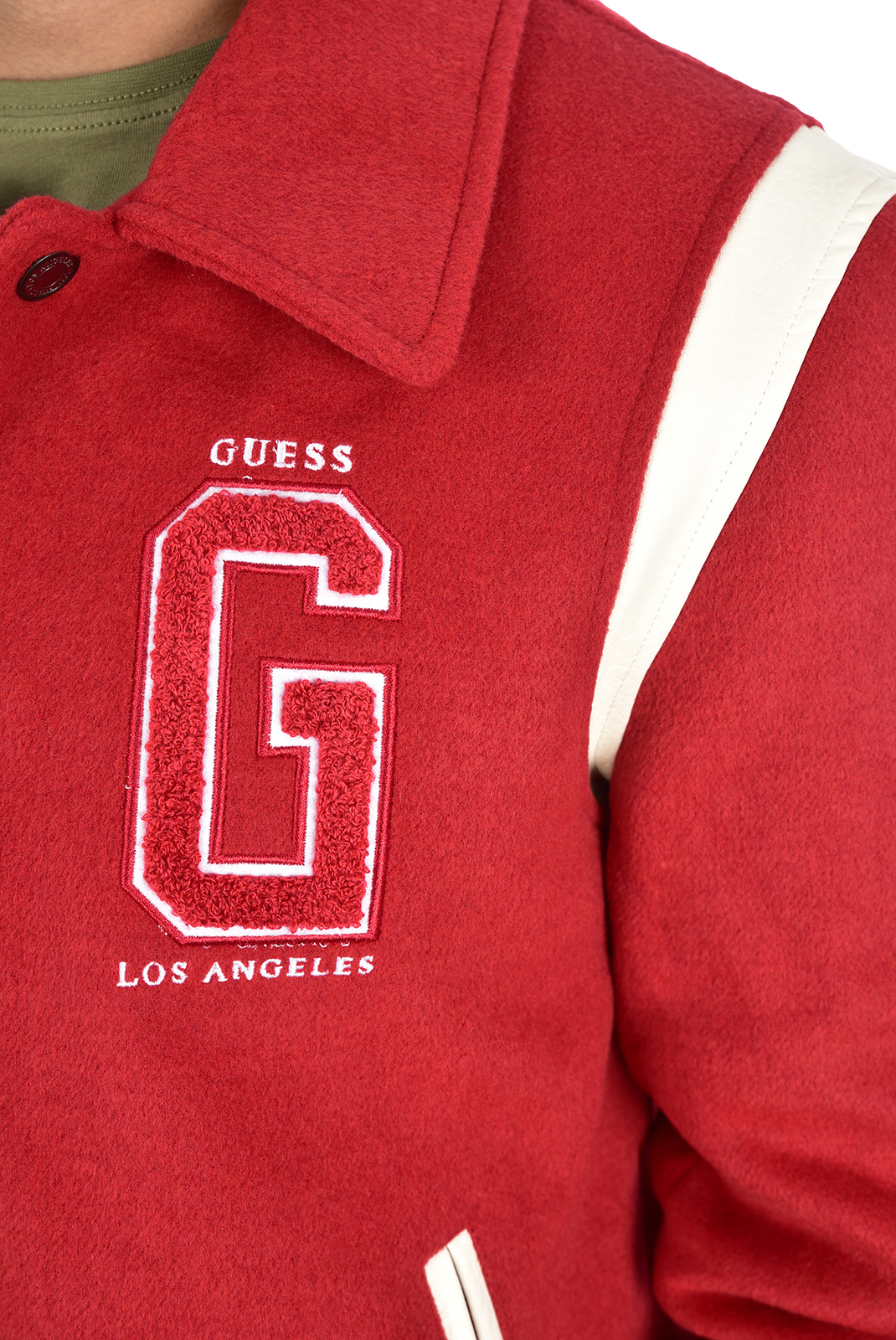 Blouson rouge teddy - Guess M94l63