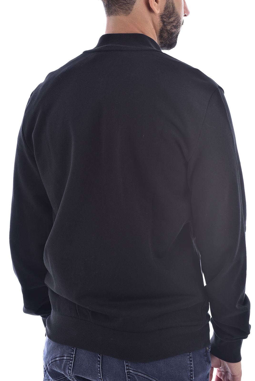 Emporio Armani Sweat Noir Zippé Stretch 111532 0a571