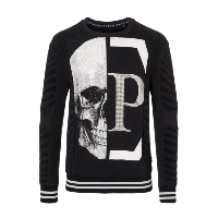 Sweat noir Philipp Plein - hoshi Mjo0144 