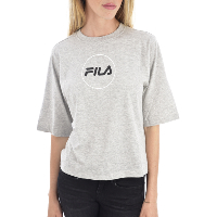 Tee-shirt gris col rond pour femme Fila - 682310