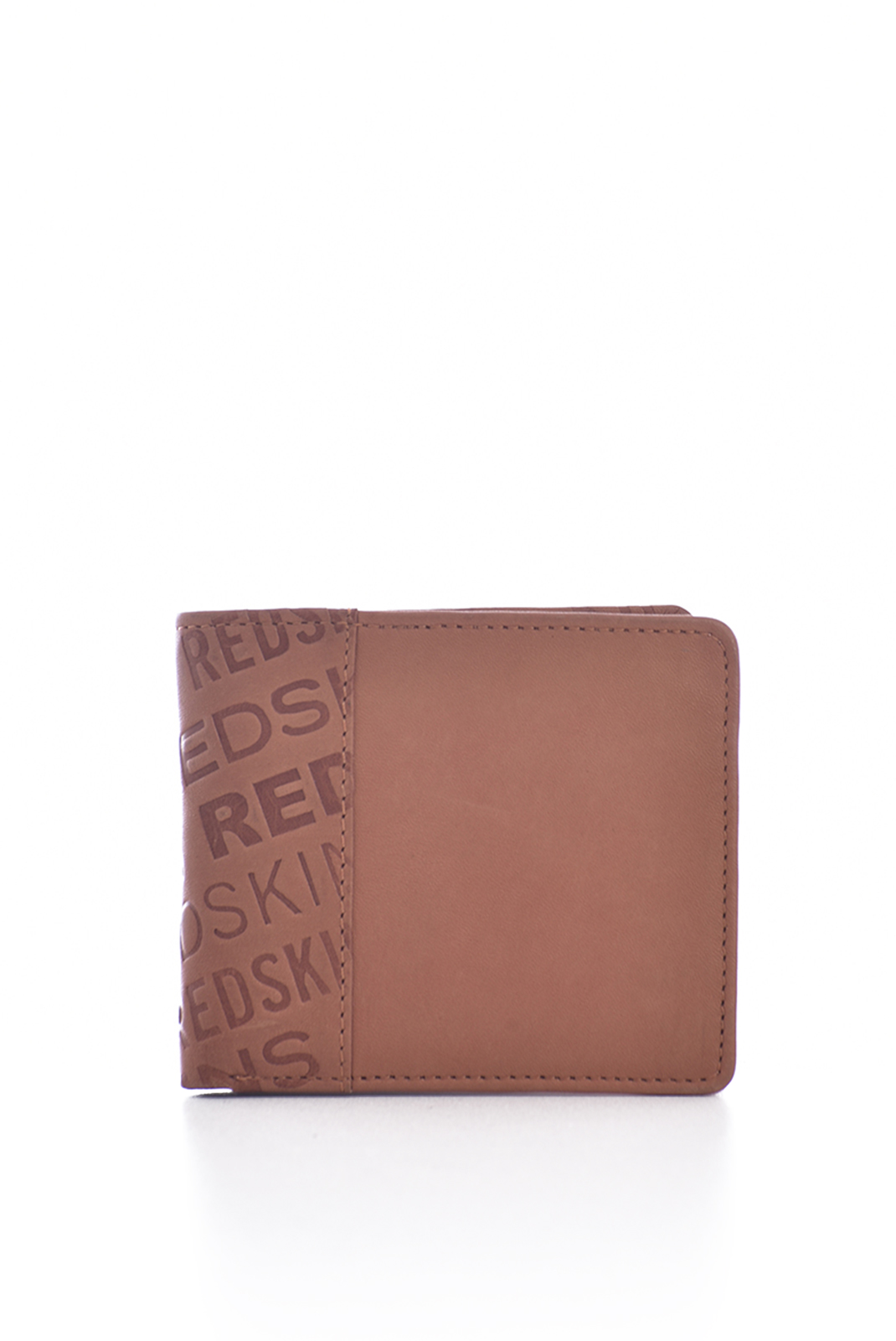 Portefeuille Marron En Cuir De Vachette Janis Redskins