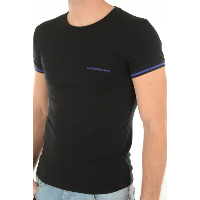 T-Shirt noir stretch homme - Emporio Armani 111035 6A525