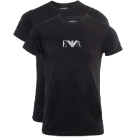 Emporio Armani Tee-shirt Noir  Manches Courtes 111267 Cc715 