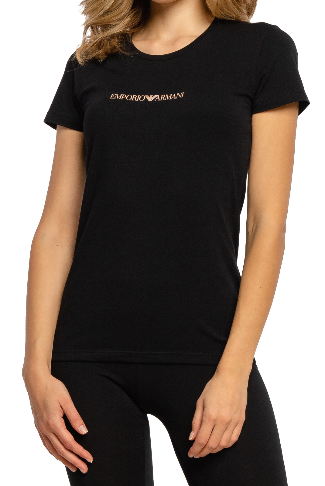  Tee-shirt Slim Fit Noir 163139 Emporio Armani