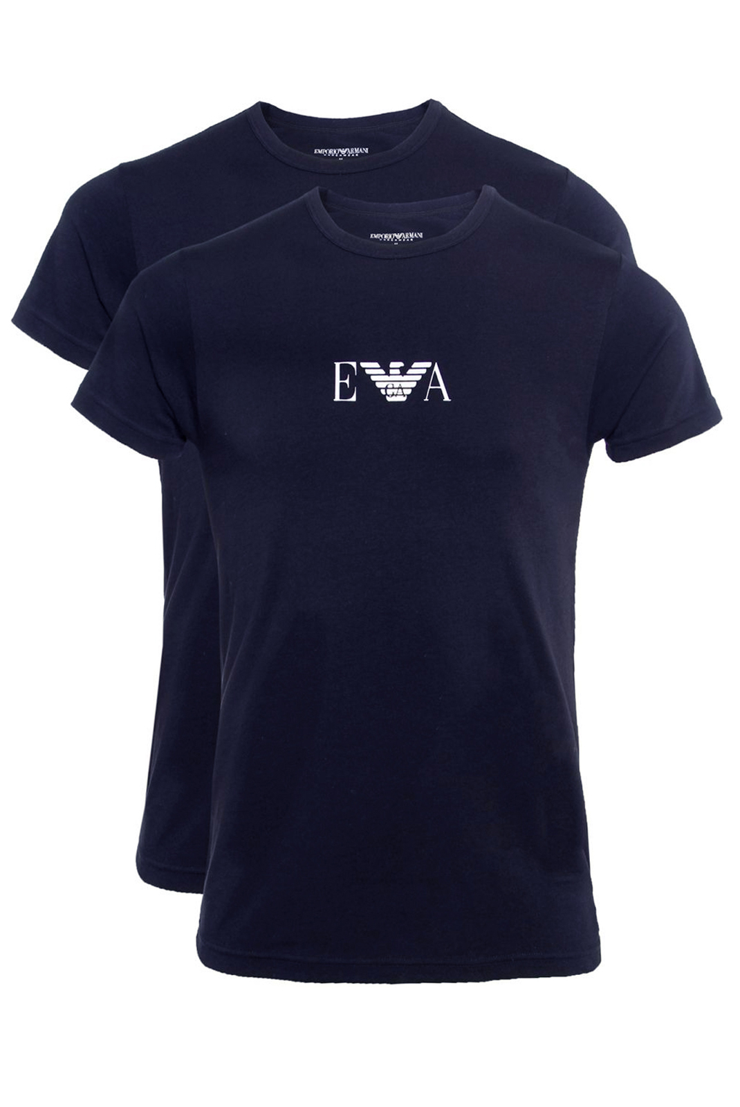 Tee-shirt bleu marine slim Emporio Armani - 111267