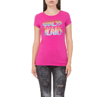 Tee-shirt rose stretch pour femme - Guess W82i42