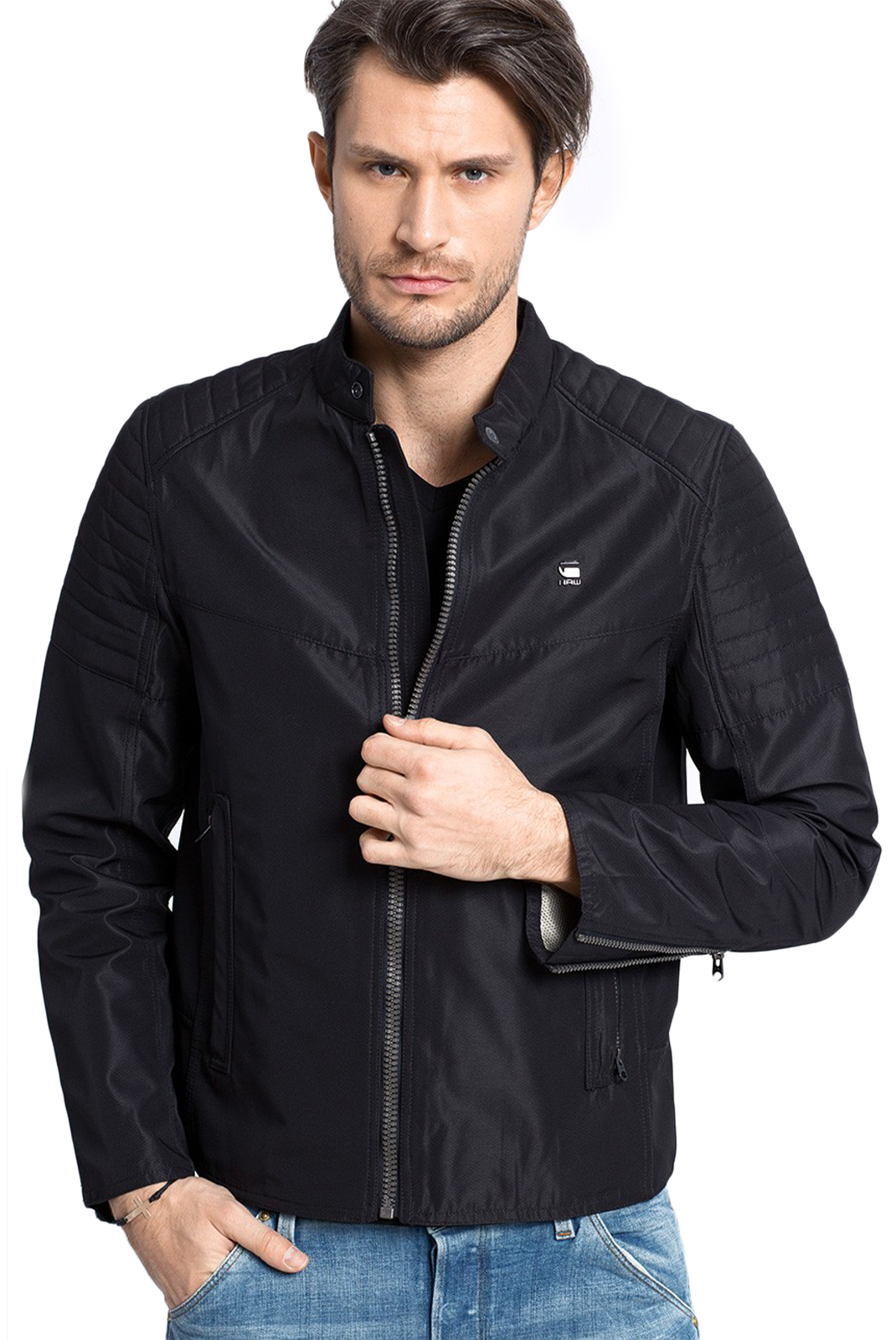 veste g star homme bleu