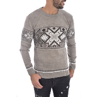 Pull gris pour homme - Goldenim