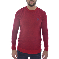 Pull rouge réversible bleu homme - Guess U84r01 