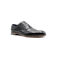 Derbies Noir À Lacets Style Richelieu En Cuir By Lolaguliana